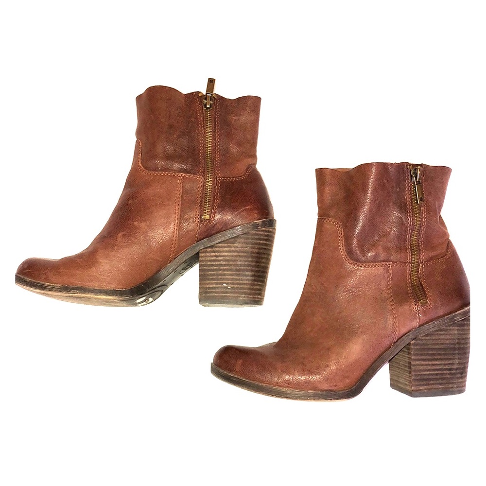 Lucky Brand brown leather boots